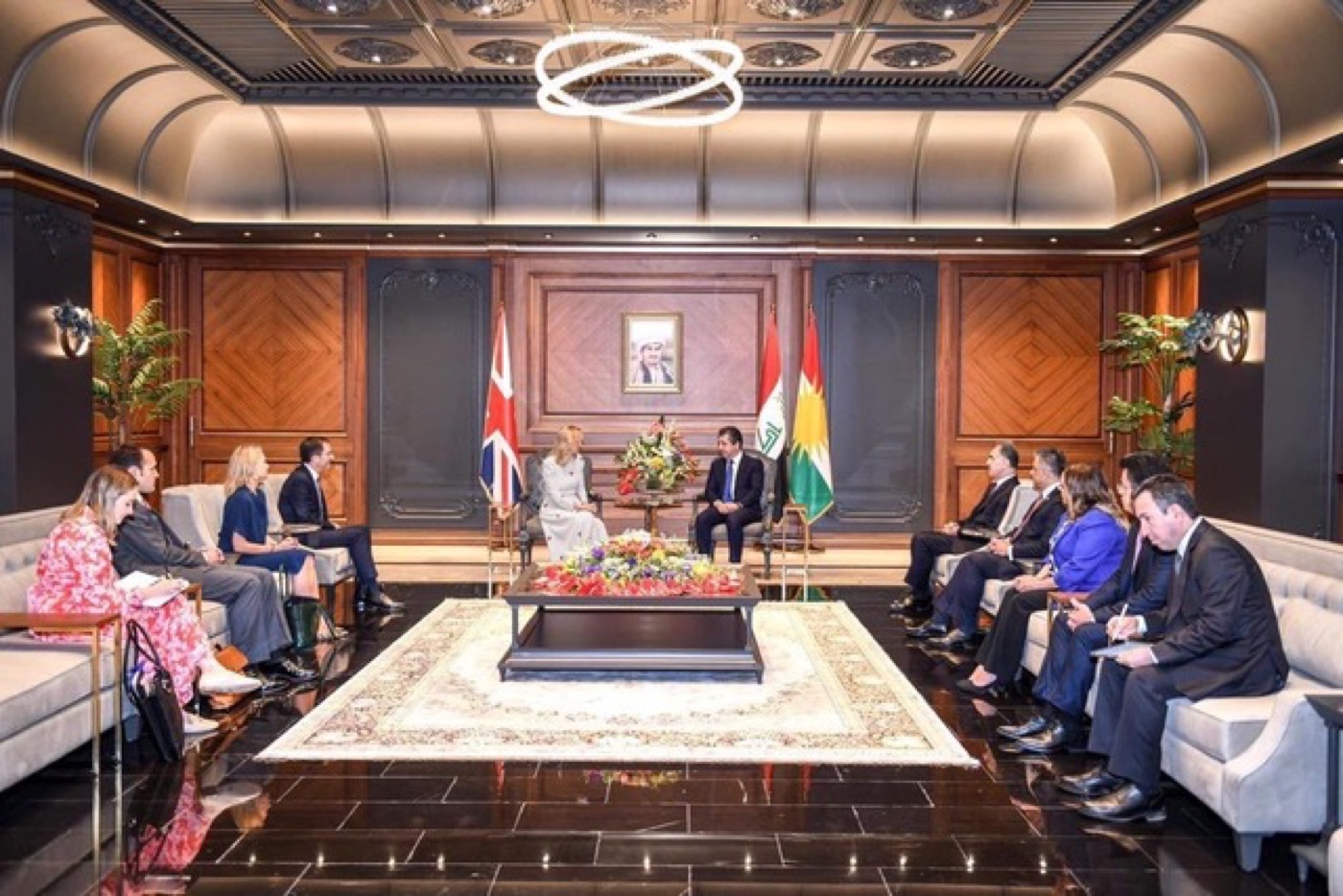 Sophie, Duchess of Edinburgh, meets representatives of the Kurdistan Regional Government